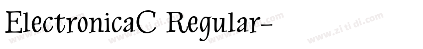 ElectronicaC Regular字体转换